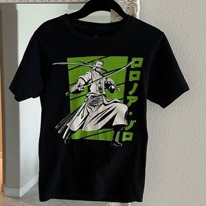 One Piece Ripple Junction Black and White Graphic Tee